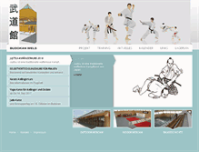 Tablet Screenshot of budokan.at